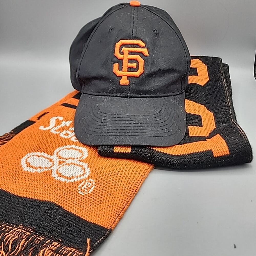 San Francisco Giants Hat & Go Giants Scarf OC Sports Cap MLB Licensed